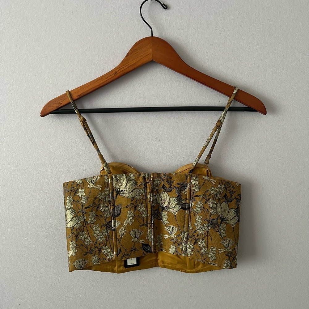 NWT Floral Corset Top - Picture 6 of 8